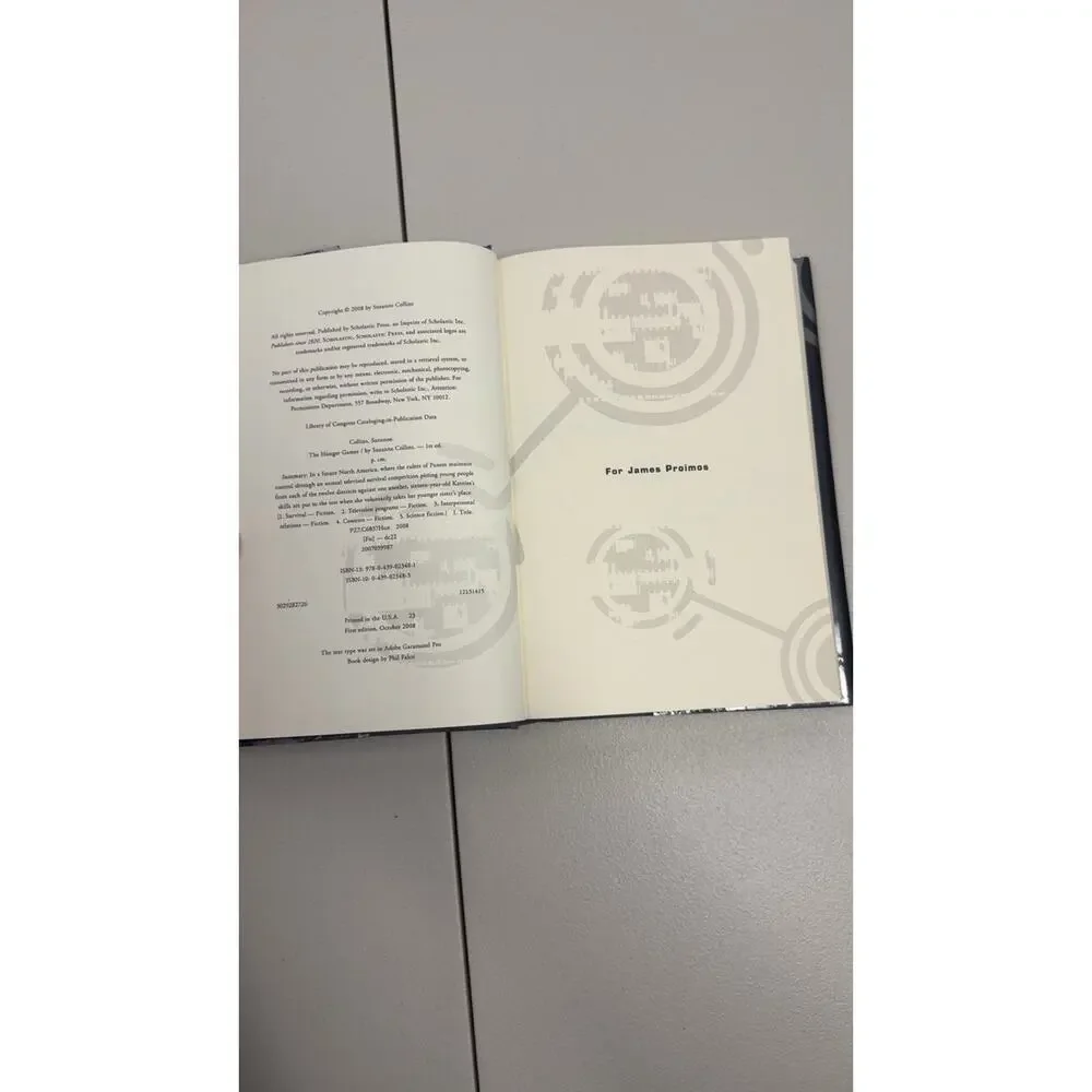 The Hunger Games - Suzanne Collins Scholastic, 2008
